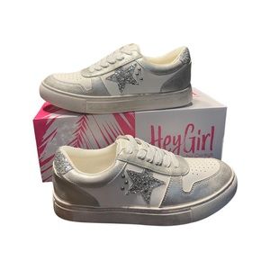 Hey Girl by Corkys Constellation Silver Sneakers